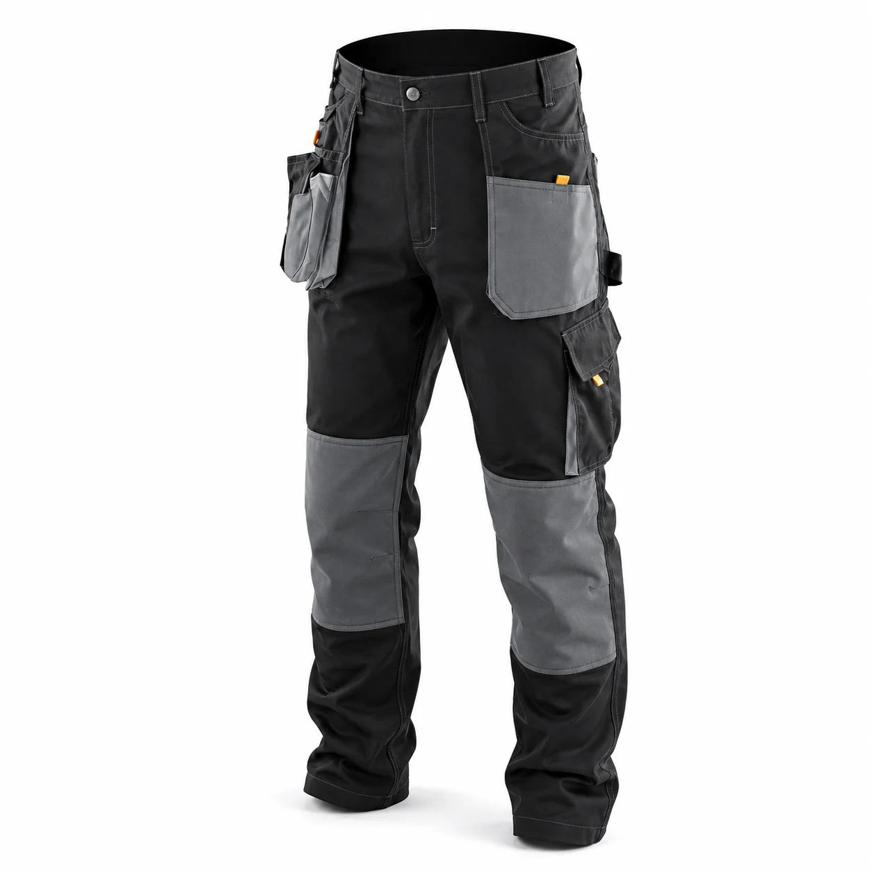 Custom Wholesale Men's Durable Cotton Cargo Work Pants Breathable Multi-Pocket Uniform for US & EU Sizes Workwear Uniform