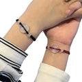 2022 Couple Bracelet Hand Knitting Adjustable Cord Jade Bracelet For Women Cute Kids Charm Bracelet Gift For Girls Womens