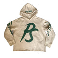 DENIMGUYS Hoodie Manufacture Custom Cut Out Raw Hem Pullover 3d Puff Printing Oversize Hoodies for Men