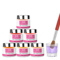 BIN Custom Wholesale Polymer Colored Nail Acrylic Powder Clear Bulk Glitter Nails Private Label Variety Cover Colors for Art EMA