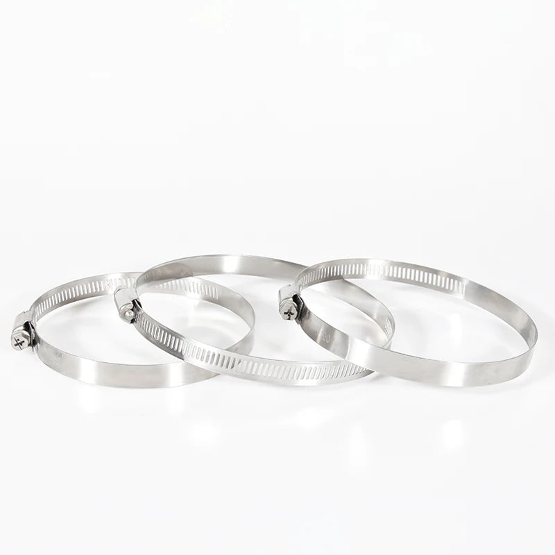Customized 80-100mm Stainless Steel Universal Worm Drive Clamp Easy Install Modern Design for Hoses Pipes Air System