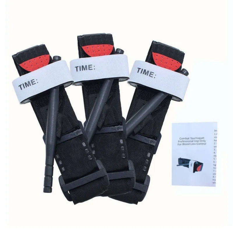 Stanch Bleed Control Stop Blood Save Medic Quick Strap Life Tourniquet Trauma Rescue Emergent First Aid Cat Hook and Loop Tape