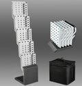 Factory Brochure Holder Stand Display Indoor Used with Bag Free Standing Acrylic Brochure Holder Magazine File Holder