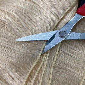Genius Weft Top Quality Cuticle Aligned Raw Virgin Hair Russian Single Drawn Double Drawn Genius Weft for Hair Loss