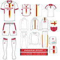 Custom Full Set Tracksuit for Football Club Team Customized Soccer Jersey Set Automated Cutting Sportswear Series Professional