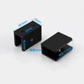 Corrosion Anti-Rust Cupboard Hardware Fittings Holder Glass Clamps Square Bracket Connectors Shelf Supports