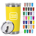Custom logo 20oz Stainless Steel Cup Double Wall Vacuum Insulated Travel Car Coffee Mugs 20 oz Tumblers with Lids