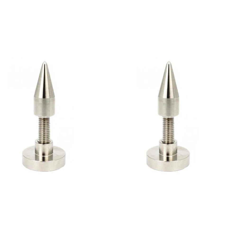 Stainless Steel Spike Isolation Feet for Speaker Frames Amplifier CD/DVD Players-CNC Machined Wire EDM & Broaching