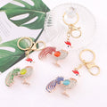 Factory Price Rooster Keychain OEM Order Factory Diamond Customize Metal Key Ring Car Bag Phone Accessories Key Chain Gift
