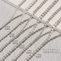 Paso Sico Japanese 25cm Popular 3D Glass Cup Chain Shimmer Diamond Rhinestones Luxury Nail Art Designs Accessories DIY Available