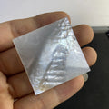 Hand Make  Big Size Hight Quality 40x40x2mm Natural White Mother of Pearl Price Square Sheet for Jewelry