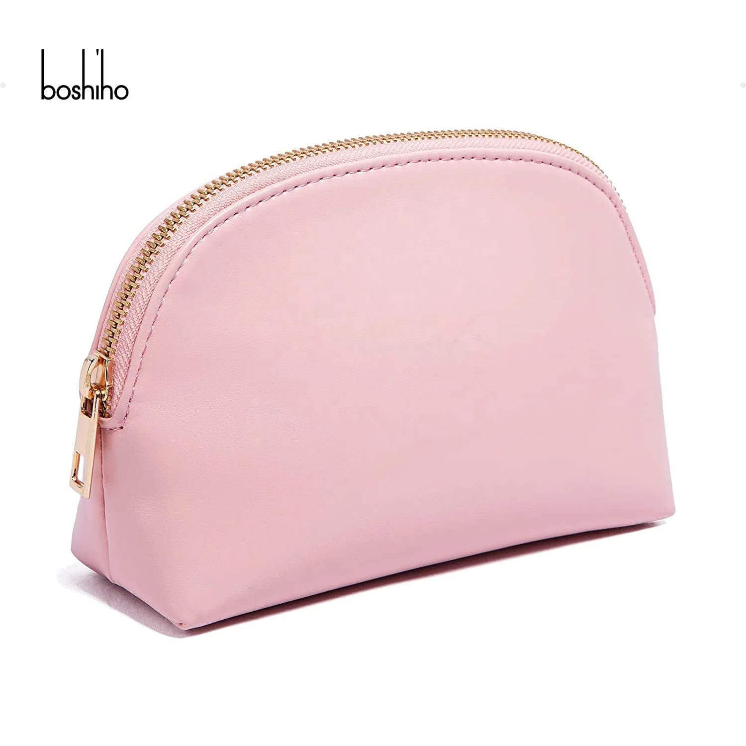 For Boshiho Vorspack Women's Fashion PU Leather Travel Organizer for Toiletry Case Makeup Bag Zipper Pouch Cover Cosmetic Bag Fo