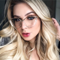 MS 92303 Metal Fashion Cat Eye Frame TR90 Optical Anti-Blue Light Glasses Frame Fashion Colorful Design Custom Logo MegaBDM