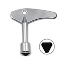 Universal Elevator Door Lock Valve Key Wrench Water Meter Utility Key Plumber Triangle Key for Electric Cabinets Metro Trains