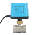 1/2'' 3/4'' 1'' Stainless Steel Motorized Electric Solenoid Ball Valve 220V 12V 24V Two-Wire Normally Close Control Water OEM