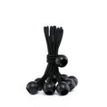 In Stock 4 6 9 Inches Ball Bungee Cord Black and White Polyester for Outdoor Tarp Canopy Tie Down Use
