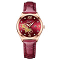 POEDAGAR Fashion Quartz Watch Female Luxury Elegant Casual Clock Waterproof Luminous Date Leather Women Watch Montre Femme Gift
