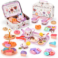 JinYing Pretend Play Funny Simulation Cooking Games Afternoon Tea Set Kitchen Toy Food Toys Girls