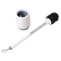 Silicone Ventilation Toilet Brush Set with Holder Bathroom Cleaning Brushes