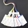 China Wholesale Low Price Transparent Hard Plastic Sublimation Business Employee ID Card Holder With Lanyard