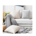 Innermor Nordic Modern Style 18"x18" Oversize Square Linen Throw Pillow Case Solid Cushion Covers for Home Hospital Hotel Use
