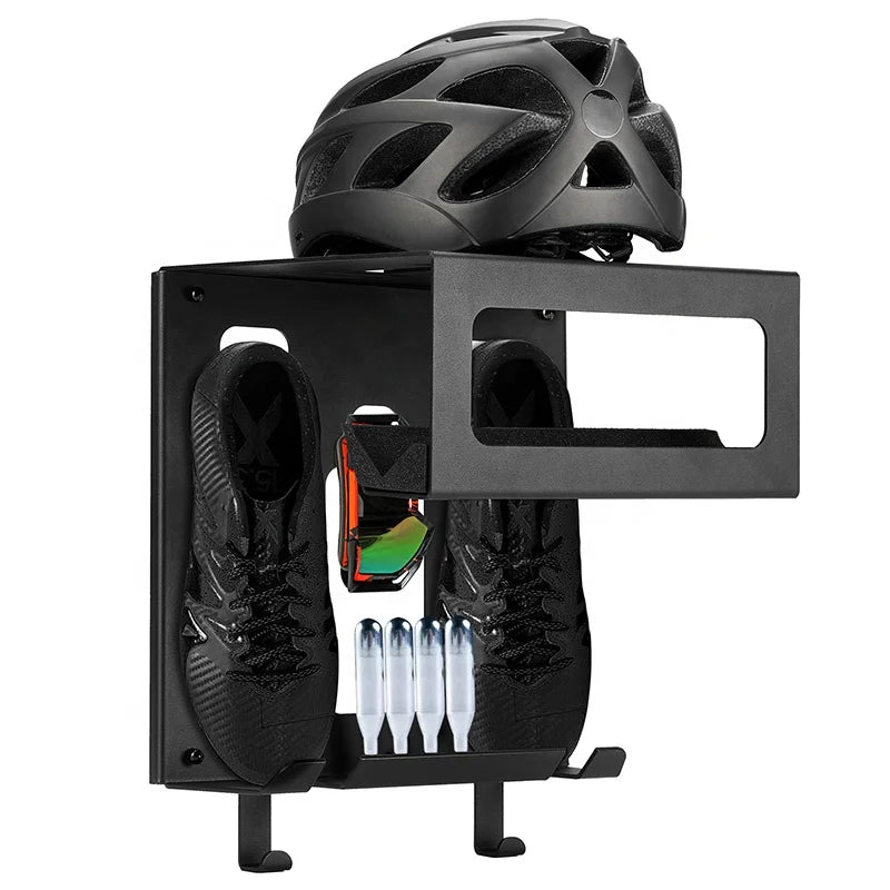 Adjustable Wall Mounted Bike Storage Rack 50kg Load Capacity Foldable Bicycle Hanger Hook for Home Garage