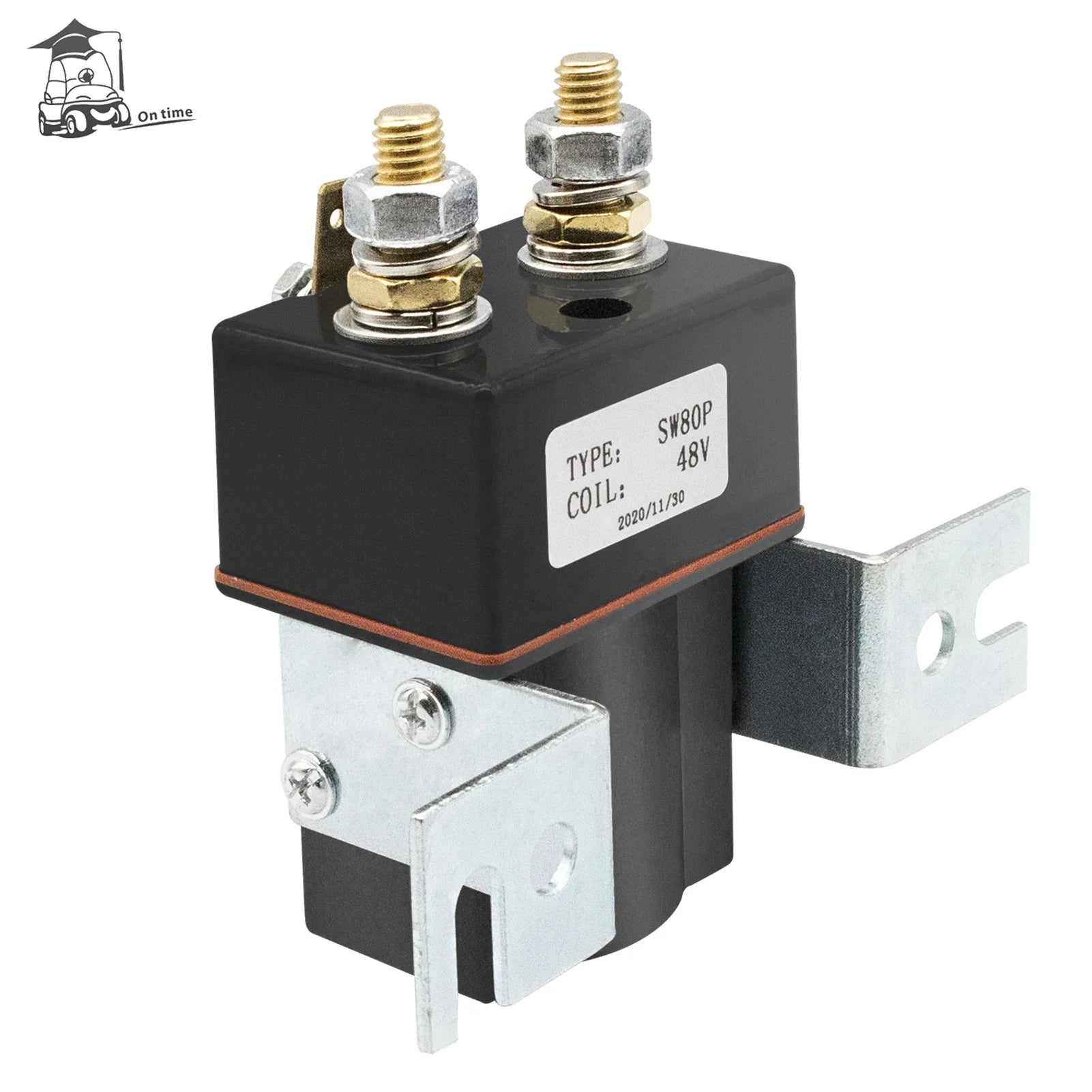 48V 4 Terminal Solenoid Coil Fits Club Car 95-Up DS and 04-08 Precedent Golf Carts #101908701 102774701 5722