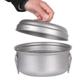 Titanium Steamer Pot Large Steaming Cooking Pottitanium Frying Pan Cook Pot