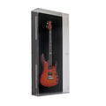 Wall Mount Transparent Locked Electric Guitar case Acrylic Guitar Display Case with Light