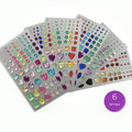 Self-Adhesive Rhinestone Sticker Bling Craft Jewels Crystal Gem Stickers Craft Toys DIY Birthday for Kids Creativebead CBJZX-808