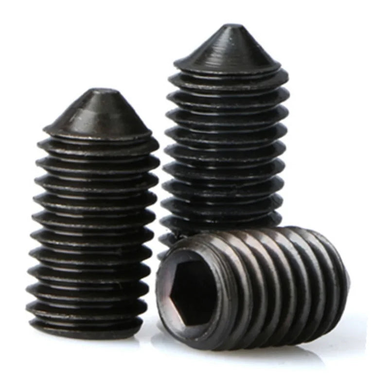 YPH SS304 Stainless Steel Carbon Steel Hex Socket Screws DIN915 Zinc/Black Finish M10/M14/M20 Industrial Equipment Carton