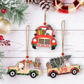 Factory Price Merry Christmas Tree Wooden Hanging Ornament Decoration New Year Wedding Garland New Year Xmas Decor for Home