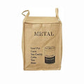 Washable Jute Handled Shoulder Strap Medium Size Letter Pattern Home Office Kitchen Waste Sorting Trash Can Organizer