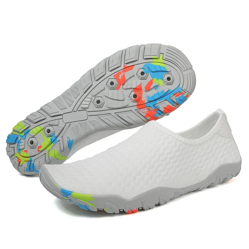 Men Barefoot Aqua Shoes slip on Swimming Walking Women Lightweight Quick Dry Beach Wading Five Fingers Upstream Water Shoes