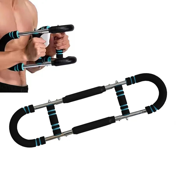 Adjustable Arm Strength Training Device Indoor Pectoral Muscle and Arm Muscle Training Device U-shaped Arm Strength bar