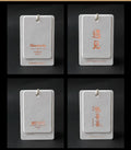 Cheap Custom Design Printing Name Logo Paper Garment Hang Tag Labels Clothing Hang Tags With String