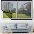 Modern DIY Adjustable Fiberglass Mesh Window Screen Self-Adhesive Easy Installation for House
