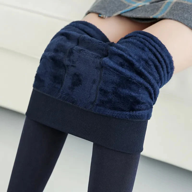 High Waist Thick Velvet Legging Solid All-Match Slim Women Sexy Leggings  Fashion Winter Women's Warm Leggings H