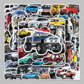 51PCS Hot-selling Personality Trend Cool Waterproof Environmental Decorative Automobile Sticker Suitcase Ledger Guitar Sticker