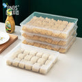 Factory Price Plastic Containers for Food Kitchen Refrigerator Food Storage Container Dumpling Storage Tray