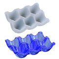 C-0275 Tray Mold Resin Mould Diy Crystal Epoxy Set Creative Egg Grid Egg Storage Decoration Silicone Kit