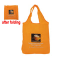 Promotion Custom Eco Friendly Recycle 190T 210T Polyester Foldable Grocery Supermarket Shopping Tote Bags With Small Pocket
