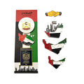 No Mold Fee  Mobile Badge With Sticker Mobile Decoration Saudi Oman Qatar Kuwait Dubai Badge Lapel Pin