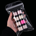 8 Colors Clear/White/Pink Acrylic Nail Powder clear White Acrylic Glitter Nail Art Dipping Powder Nude Crystal Chrome Pigment