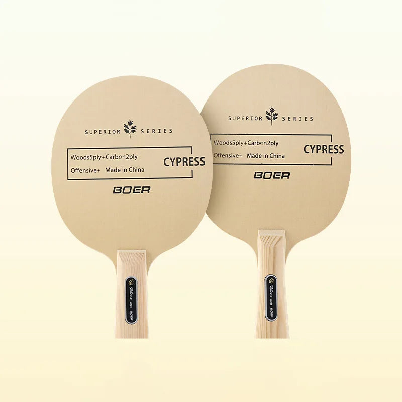 YoungJoy BOER Cypress Blade 7-Layer Ayous Big Core Basic Training Ping Pong Racket Offense Oriented Table Tennis Racket