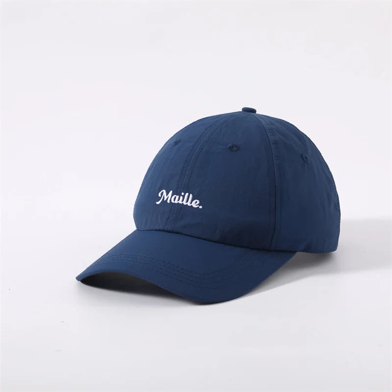 Custom Logo Terry Sporty Blank Plain Dad Hats Baseball Caps Embroidered Women Men 6 Panel Classic 100% Washed Cotton
