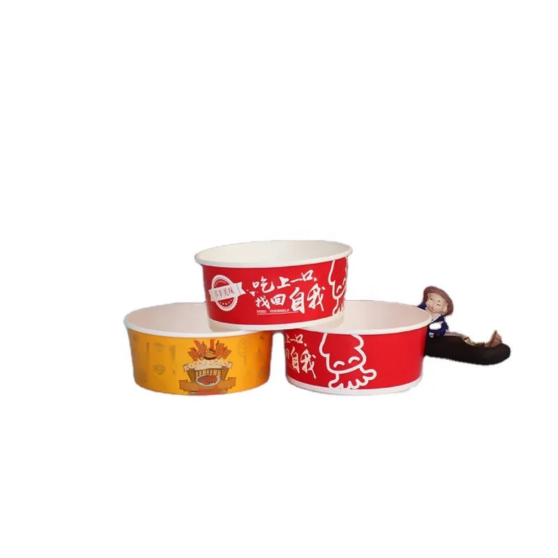 Top Sponsor Listing Wholesale Eco Friendly Oil Resistant Rice Bowl Kraft Paper Soup Bowl