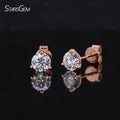 Starsgem  Fine Jewelry 18K Gold Lab Grown Diamond Stud Earrings