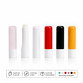 Stockings Waterproof Natural Ingredients Vegan Pink Sunscreen Lip Balm Tubes Honey Fruit Flavored SPF Beeswax Lip Balm Package