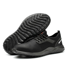 Dropshipping Service Anti-Slip Comfortable Breathable Steel Toe Lightweight Sport Mesh Men's Safety Shoes Winter Brand Price